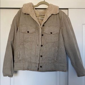 Shearling lined jacket